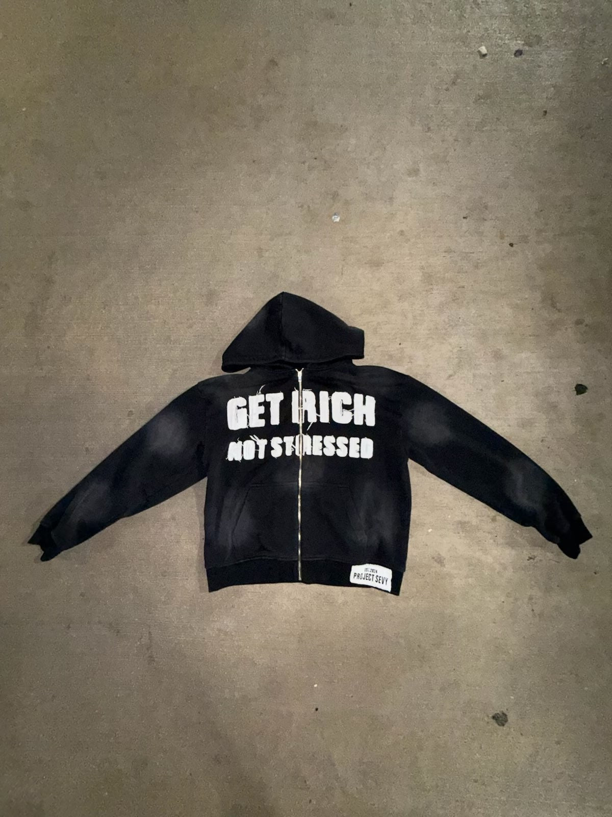 "Get Rich Not Stressed" Hoodie
