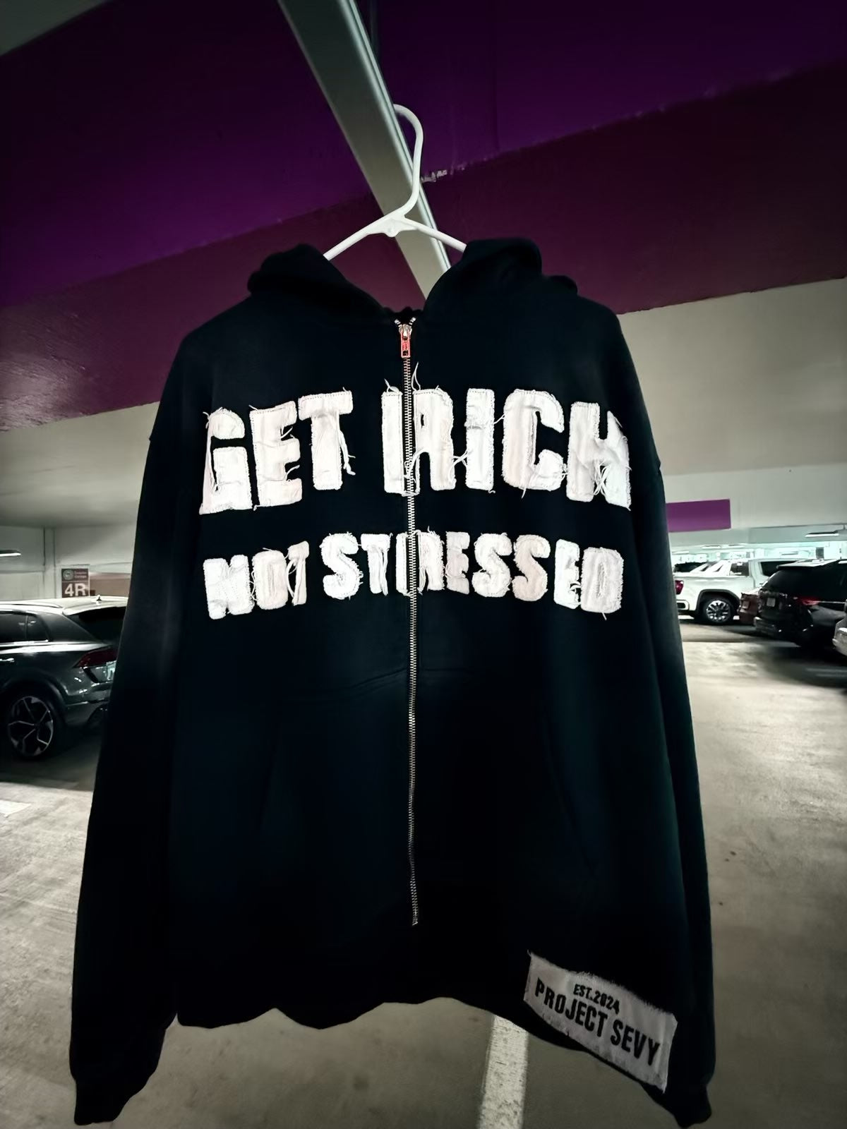 "Get Rich Not Stressed" Hoodie